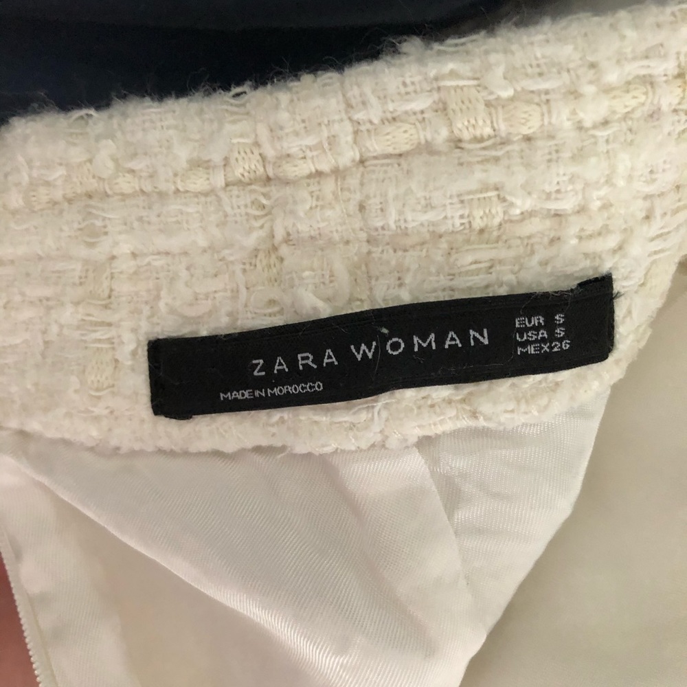 Zara tweed mini skirt - Picture 3 of 4